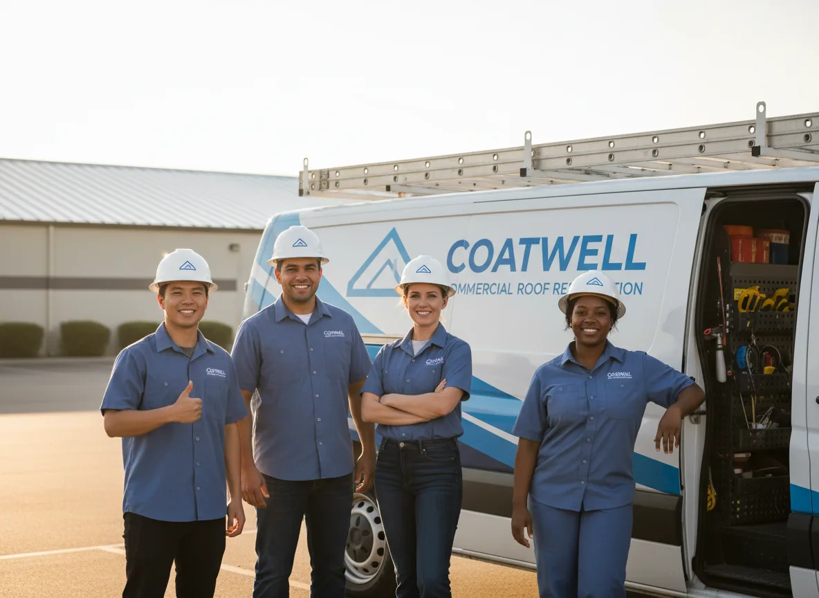 Commercial roof coating company in Spraggs, PA